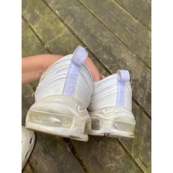 Nike Air Max 97 Triple White Wolf Gray Running Shoes 921826-101 Men’s - Sz 10.5 - Picture 8 of 9